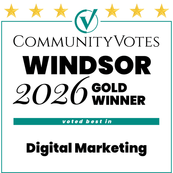 CommunityVotes Windsor 2026 Gold Winner, Digital Marketing